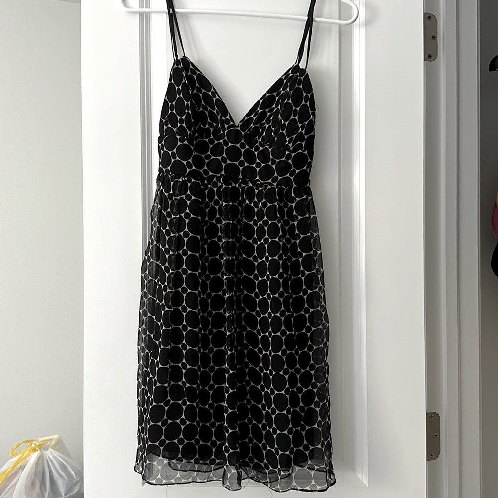 Vintage Milly 100% silk black mini dress